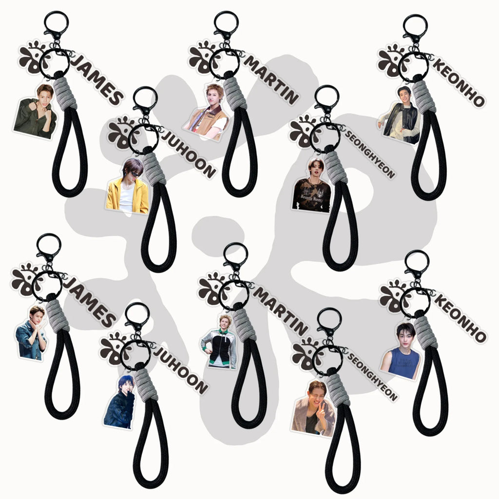 CORTIS Keychain Acrylic Pendant Keyring Lanyard